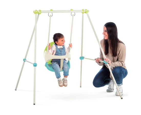 Качели детские Smoby металлическая на опорах, 120 см (830304), изображение 3 Качели детские Smoby металлическая на опорах, 120 см (830304), изображение 3