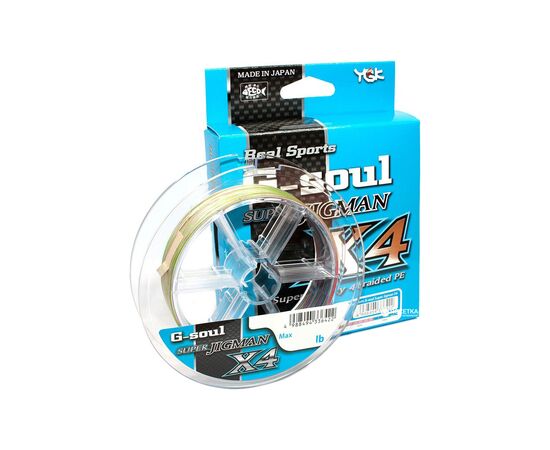 Шнур YGK Super Jig Man X4 200m Multi Color 0.5/0.117mm 10lb (5545.00.51)