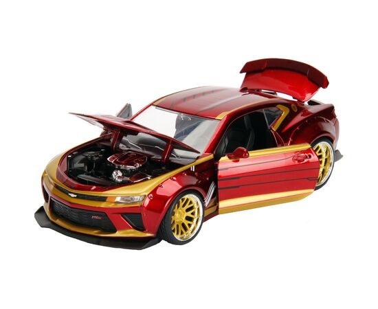 Машина Jada металева Марвел. Месники: Шевроле Камаро (2016) з фігуркою Залізної людини 1:24 (253225003), зображення 4 Машина Jada металева Марвел. Месники: Шевроле Камаро (2016) з фігуркою Залізної людини 1:24 (253225003), зображення 4