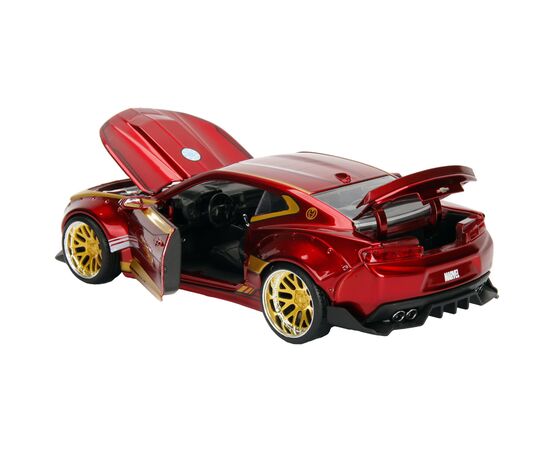 Машина Jada металева Марвел. Месники: Шевроле Камаро (2016) з фігуркою Залізної людини 1:24 (253225003), зображення 5 Машина Jada металева Марвел. Месники: Шевроле Камаро (2016) з фігуркою Залізної людини 1:24 (253225003), зображення 5