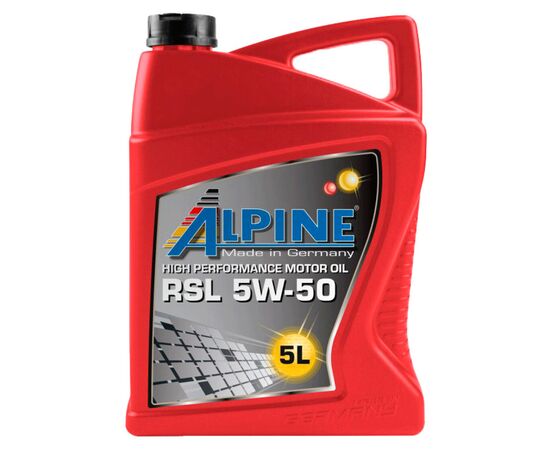 Моторное масло Alpine 5W-50 RSL 5л (1425-5)