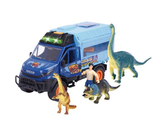 Игровой набор Dickie Toys Исследование динозавров с машиной 28 см, 3 динозавров и фигурки (3837025)