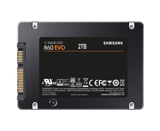 Накопитель SSD 2.5" 2TB Samsung (MZ-76E2T0B/EU), изображение 2 Накопитель SSD 2.5" 2TB Samsung (MZ-76E2T0B/EU), изображение 2