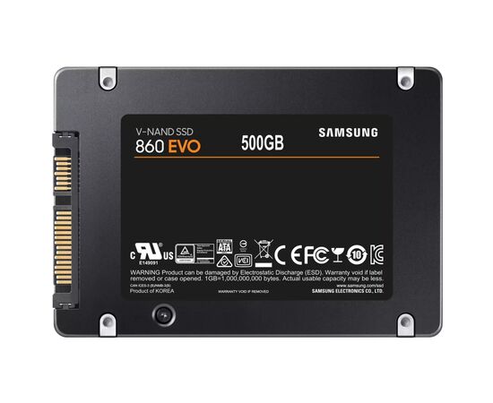 Накопитель SSD 2.5" 500GB Samsung (MZ-76E500B/EU), изображение 2 Накопитель SSD 2.5" 500GB Samsung (MZ-76E500B/EU), изображение 2