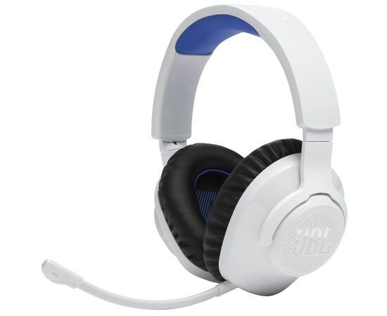 Наушники JBL Quantum 360P Wireless for PS White (JBLQ360PWLWHTBLU), изображение 7 Наушники JBL Quantum 360P Wireless for PS White (JBLQ360PWLWHTBLU), изображение 7