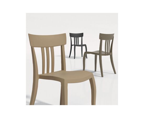 Кухонный стул PAPATYA trio-s антрацитовый, цвет 22 (2204), изображение 2