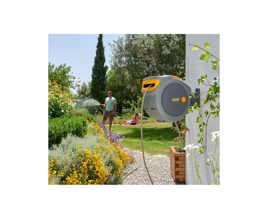 Шланг для поливу HoZelock з автоматичною катушкою d12,5мм 20м і 2м+4 конектори (10613), зображення 2 Шланг для поливу HoZelock з автоматичною катушкою d12,5мм 20м і 2м+4 конектори (10613), зображення 2