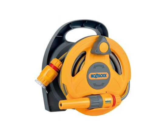 Поливочный шланг HoZelock с катушкой d12,5мм 10м+4 коннектора Микро Click & Go (10571), изображение 2