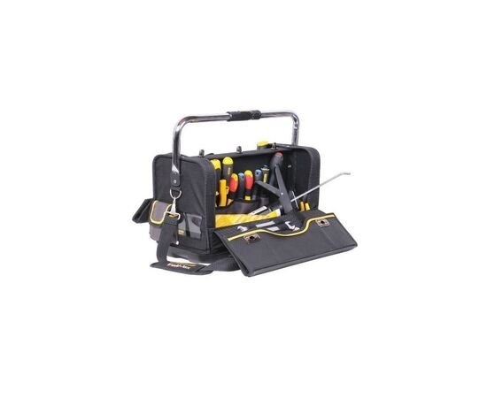 Сумка для инструмента Stanley FatMax Plumber Bag, сантехника, двусторонняя, 520х280х310мм (FMST1-70719), изображение 5 Сумка для инструмента Stanley FatMax Plumber Bag, сантехника, двусторонняя, 520х280х310мм (FMST1-70719), изображение 5