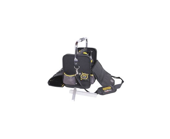 Сумка для инструмента Stanley FatMax Plumber Bag, сантехника, двусторонняя, 520х280х310мм (FMST1-70719), изображение 6 Сумка для инструмента Stanley FatMax Plumber Bag, сантехника, двусторонняя, 520х280х310мм (FMST1-70719), изображение 6