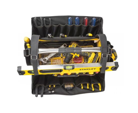 Сумка для инструмента Stanley FatMax Quick Access, открытая, 500 x 300 x 360 мм (FMST1-80146), изображение 3 Сумка для инструмента Stanley FatMax Quick Access, открытая, 500 x 300 x 360 мм (FMST1-80146), изображение 3