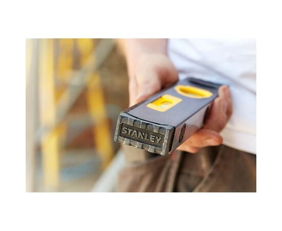 Рівень Stanley Classic Box Level TORPEDO, магнітний, алюмінієвий, 2 капс., L=230 мм (FMHT42884-1), зображення 4 Рівень Stanley Classic Box Level TORPEDO, магнітний, алюмінієвий, 2 капс., L=230 мм (FMHT42884-1), зображення 4