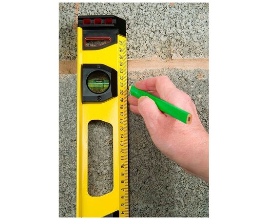 Уровень Stanley FatMax I Beam, L= 1200мм, Н=39,3 мм, алюминиевый, 3 капс. (1-43-555), изображение 6 Уровень Stanley FatMax I Beam, L= 1200мм, Н=39,3 мм, алюминиевый, 3 капс. (1-43-555), изображение 6