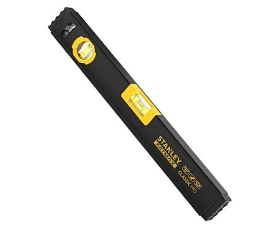 Рівень Stanley FatMax WATERFIT CLASSIC PRO, алюмінієвий каркас, L=400 мм, 2 капс. (FMHT42553-1), зображення 2 Рівень Stanley FatMax WATERFIT CLASSIC PRO, алюмінієвий каркас, L=400 мм, 2 капс. (FMHT42553-1), зображення 2