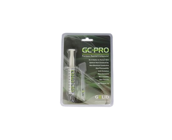 Термопаста Gelid Solutions GC-PRO 5g (TC-GC-PRO-A), изображение 2 Термопаста Gelid Solutions GC-PRO 5g (TC-GC-PRO-A), изображение 2