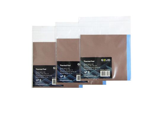 Термопрокладка Gelid Solutions 7W/mK 120x20x1.5 mm (TP-GP03-C), зображення 2 Термопрокладка Gelid Solutions 7W/mK 120x20x1.5 mm (TP-GP03-C), зображення 2