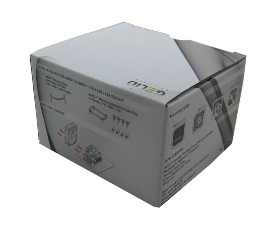 Кулер до процесора Gelid Solutions Siberian (CC-Siberian-01), зображення 7 Кулер до процесора Gelid Solutions Siberian (CC-Siberian-01), зображення 7