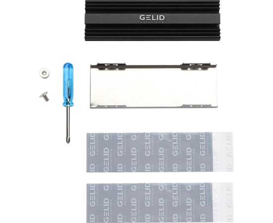 Радиатор охлаждения Gelid Solutions IceCap M.2 SSD Cooler (HS-M2-SSD-21), изображение 4 Радиатор охлаждения Gelid Solutions IceCap M.2 SSD Cooler (HS-M2-SSD-21), изображение 4