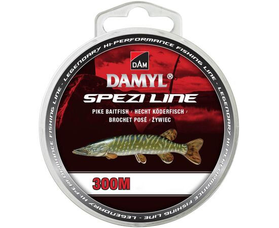 Леска DAM Damyl Spezi Line Pike Baitfish 300 м 0.35 мм 9.7 кг Dark Grey (66621)