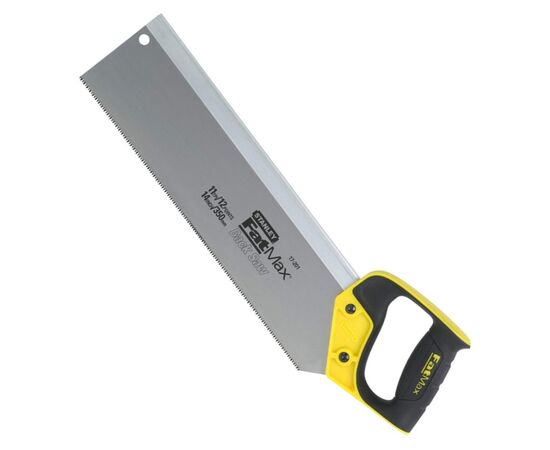 Ножовка Stanley FatMax с обушком, 350мм, 11 зубьев JETCUT HP на дюйм. (2-17-201), изображение 2 Ножовка Stanley FatMax с обушком, 350мм, 11 зубьев JETCUT HP на дюйм. (2-17-201), изображение 2