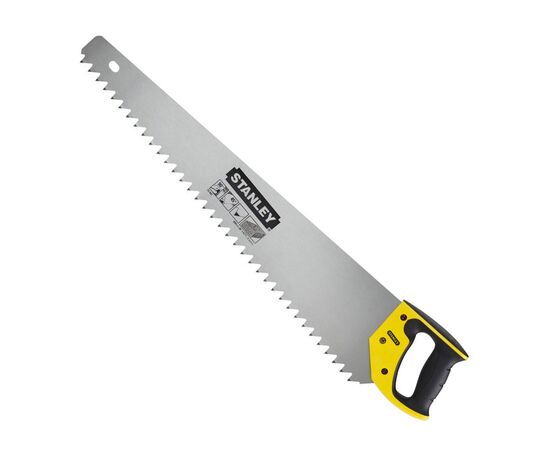 Ножовка Stanley с закаленным зубом по пенобетону, L=650мм, 1,2 tpi (1-15-441), изображение 2