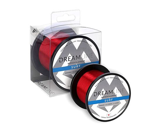 Леска Mikado Dreamline Surf 3000 м 0,22 мм 6,54 кг Red (ZDL800-3000-022)