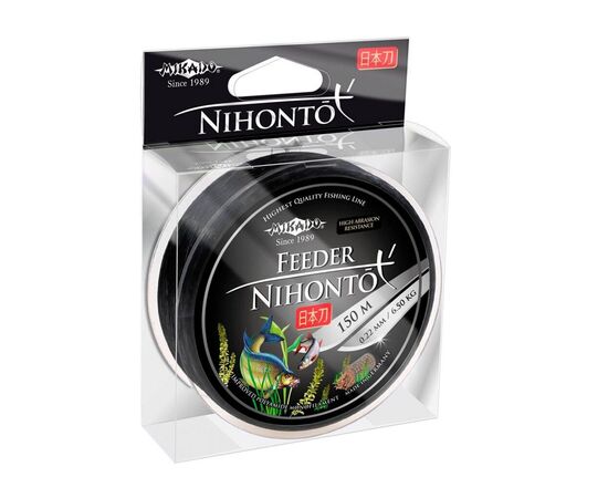 Леска Mikado Nihonto Feeder 150 м 0,28 мм 9,4 кг Black (ZNF-028)
