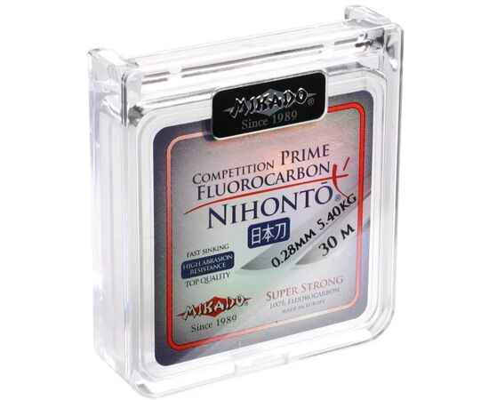 Леска Mikado Nihonto Fluorocarbon Prime 10 м 0,45 мм 12,20 кг Clear (ZFLP-045)