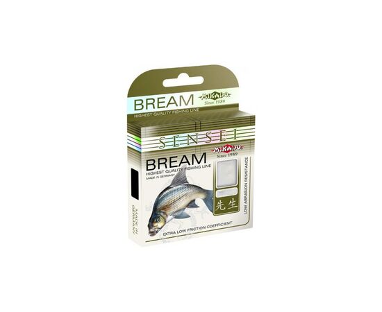 Волосінь Mikado Sensei Bream 30 м 0,20 мм 5,9 кг Light Green (ZLEC-020)