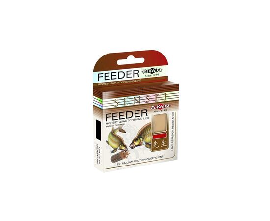 Леска Mikado Sensei Feeder 30 м 0,14 мм 3,3 кг Black (ZSFC-014)