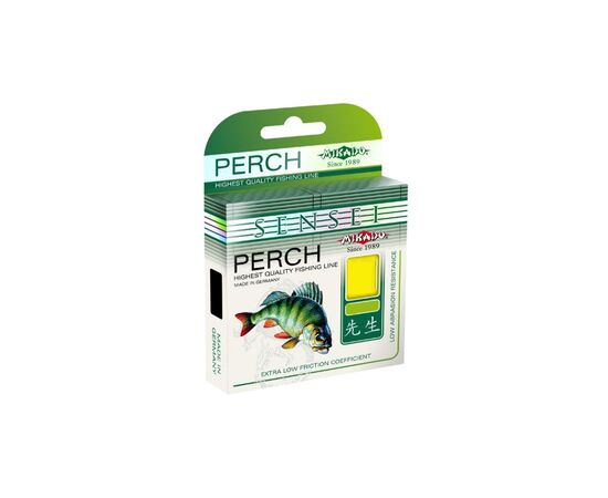 Леска Mikado Sensei Perch 150 м 0,22 мм 6,6 кг Grey (ZOK-022)