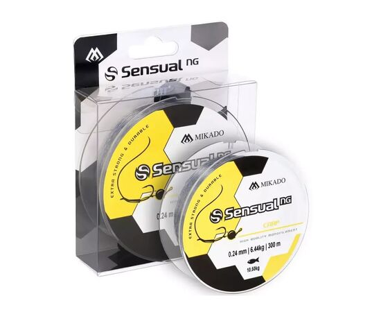 Леска Mikado Sensual NG Carp 600 м 0,45 мм 17,30 кг Clear (ZSN100-600-045)