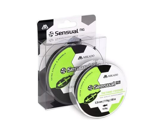 Леска Mikado Sensual NG Method Feeder 150 м 0,26 мм 7,89 кг Black (ZSN200-150-026)