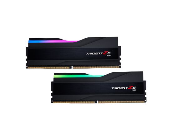 Модуль пам'яті для комп'ютера DDR5 32GB (2x16GB) 6400 Trident Z5 RGB Black G.Skill (F5-6400J3239G16GX2-TZ5RK)