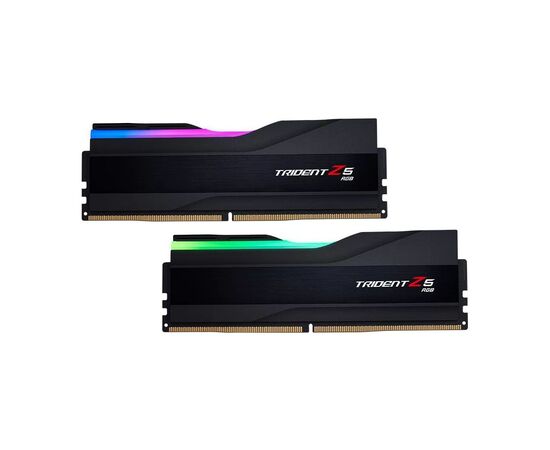 Модуль пам'яті для комп'ютера DDR5 32GB (2x16GB) 6600 Trident Z5 RGB Black G.Skill (F5-6600J3440G16GX2-TZ5RK)