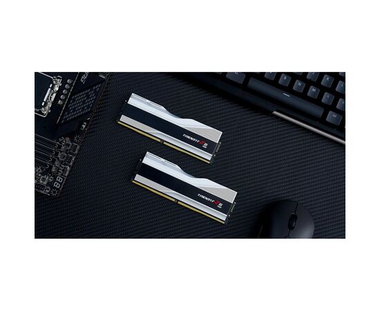 Модуль памяти для компьютера DDR5 32GB (2x16GB) 6600 Trident Z5 RGB Silver G.Skill (F5-6600J3440G16GX2-TZ5RS), изображение 7 Модуль памяти для компьютера DDR5 32GB (2x16GB) 6600 Trident Z5 RGB Silver G.Skill (F5-6600J3440G16GX2-TZ5RS), изображение 7