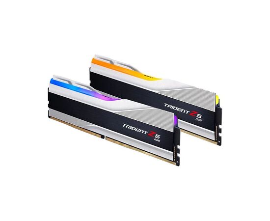 Модуль памяти для компьютера DDR5 32GB (2x16GB) 6800 Trident Z5 RGB Silver G.Skill (F5-6800J3445G16GX2-TZ5RS), изображение 3 Модуль памяти для компьютера DDR5 32GB (2x16GB) 6800 Trident Z5 RGB Silver G.Skill (F5-6800J3445G16GX2-TZ5RS), изображение 3