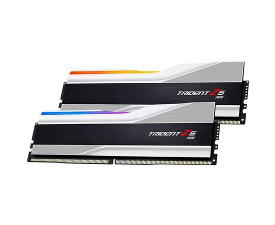 Модуль памяти для компьютера DDR5 32GB (2x16GB) 6800 Trident Z5 RGB Silver G.Skill (F5-6800J3445G16GX2-TZ5RS), изображение 4 Модуль памяти для компьютера DDR5 32GB (2x16GB) 6800 Trident Z5 RGB Silver G.Skill (F5-6800J3445G16GX2-TZ5RS), изображение 4