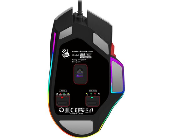 Мышка A4Tech Bloody W95 Max Naraka, изображение 3 Мышка A4Tech Bloody W95 Max Naraka, изображение 3