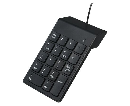 Клавиатура Gembird KPD-U-03 USB Black (KPD-U-03), изображение 2 Клавиатура Gembird KPD-U-03 USB Black (KPD-U-03), изображение 2