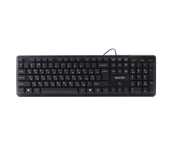 Клавиатура Maxxter KBM-U01-UA USB Black (KBM-U01-UA)
