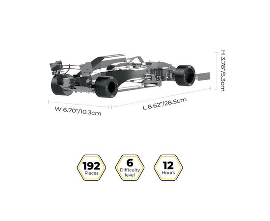 Конструктор Metal Time коллекционная модель Grand Prix Falcon (MT035), изображение 2