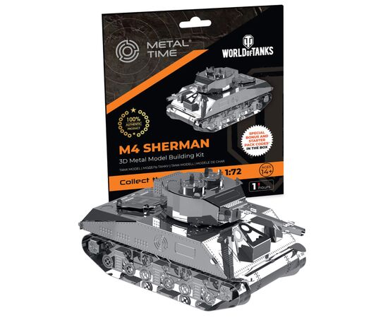 Конструктор Metal Time колекційна модель M4 Sherman (MT070)