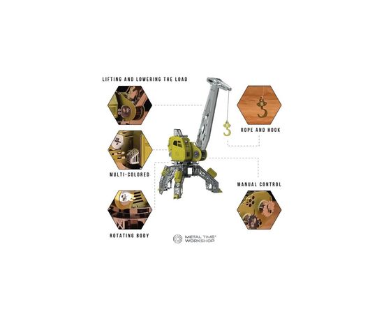 Конструктор Metal Time коллекционная модель Mighty Machine (MT055), изображение 3 Конструктор Metal Time коллекционная модель Mighty Machine (MT055), изображение 3