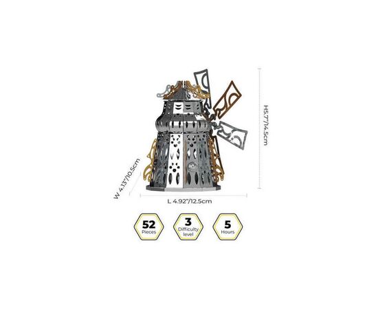 Конструктор Metal Time коллекционная модель Mysterious Mill (MT054), изображение 2 Конструктор Metal Time коллекционная модель Mysterious Mill (MT054), изображение 2