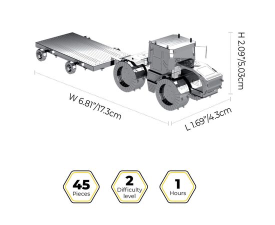 Конструктор Metal Time коллекционная модель Tractor Slobozhanets (MT074), изображение 2 Конструктор Metal Time коллекционная модель Tractor Slobozhanets (MT074), изображение 2
