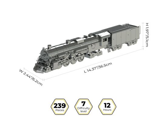 Конструктор Metal Time коллекционная модель Polar Steel (MT052ST), изображение 2 Конструктор Metal Time коллекционная модель Polar Steel (MT052ST), изображение 2