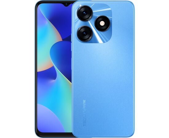 Мобільний телефон Tecno KI5q (Spark 10 8/128Gb) Meta Blue (4895180797743)