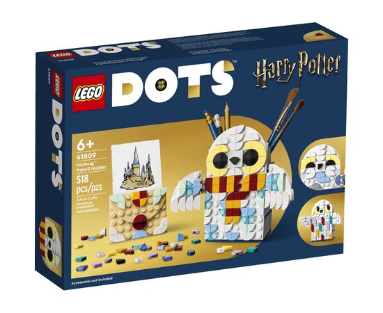 Конструктор LEGO DOTs Хедвига. Подставка для карандашей 518 деталей (41809)