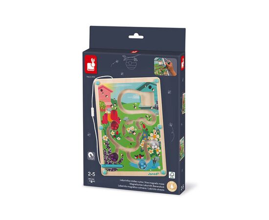 Игровой набор Janod магнитный лабиринт Ульи (J05310), изображение 4 Игровой набор Janod магнитный лабиринт Ульи (J05310), изображение 4
